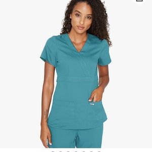Greys anatomy Teal scrub top